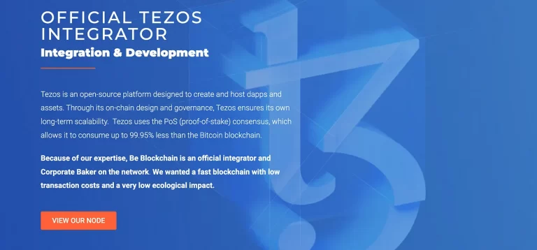 Be Blockchain Joins Tezos Ecosystem as a Corporate Baker